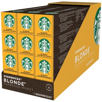 Starbucks by Nespresso Blonde Espresso Roast Coffee Capsules 120 Pack