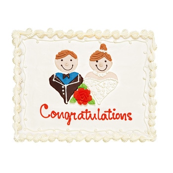 Congratulations - Wedding Cake
