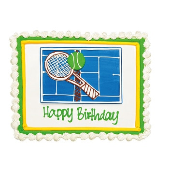 Happy Birthday - Tennis Cake