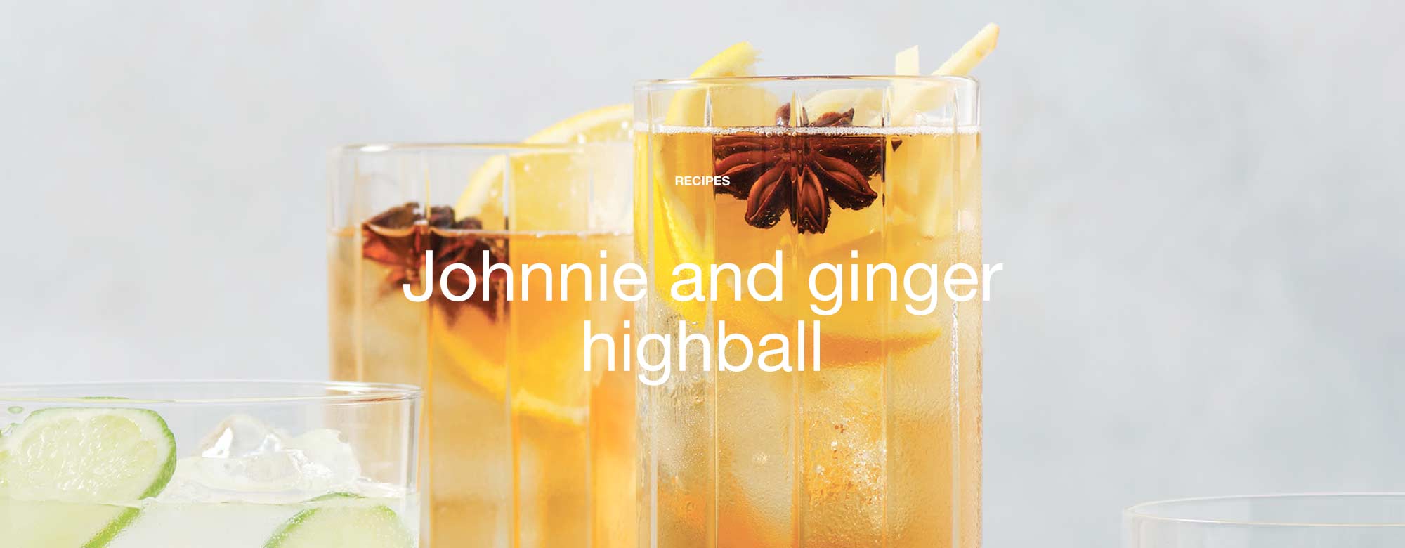 Johnnie and ginger highball