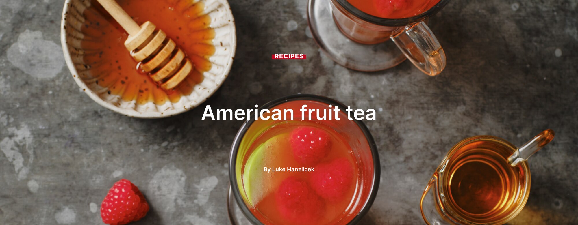 American fruit tea