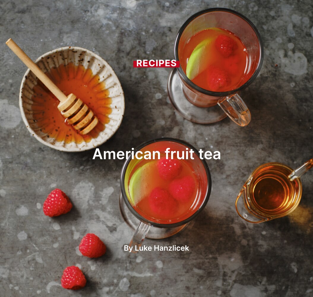 American fruit tea