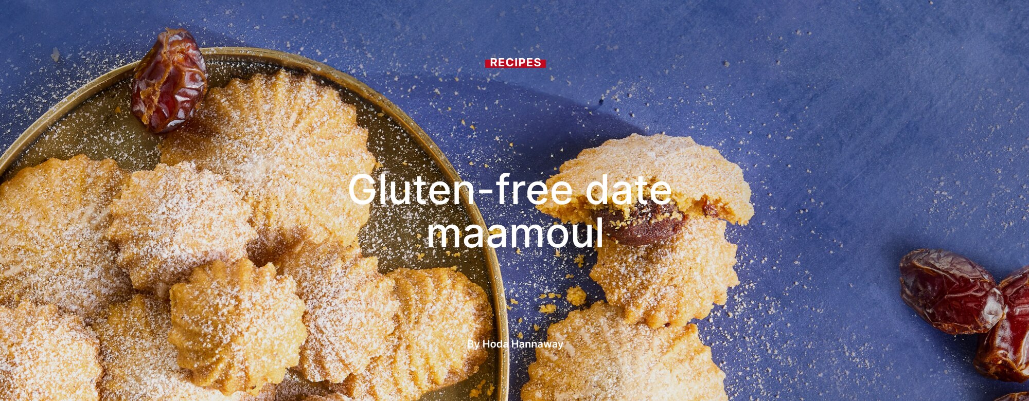 Gluten-free date maamoul