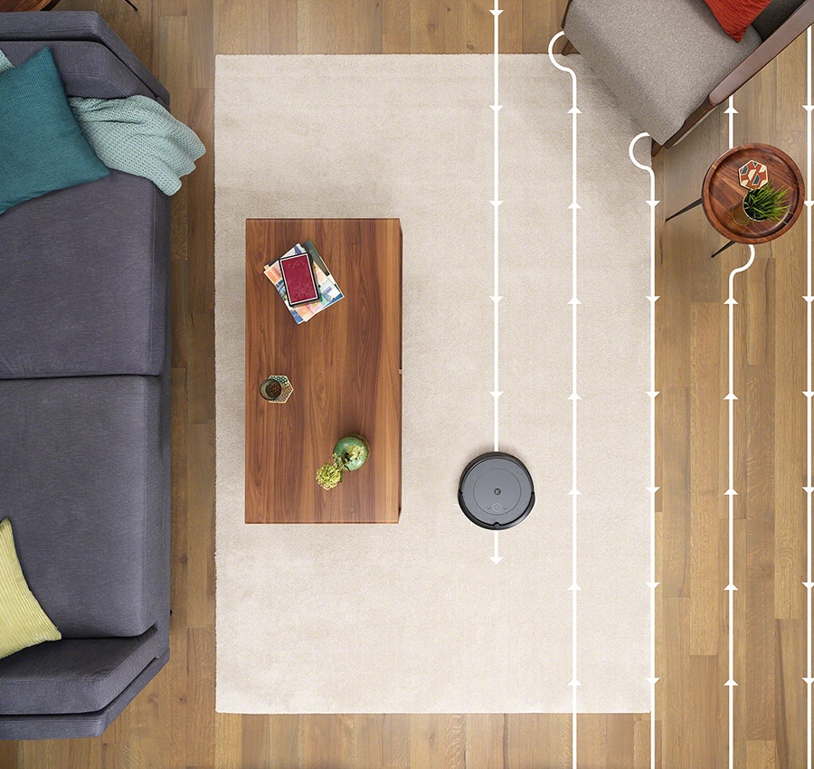 Roomba i3 Robot Vacuum navigation route