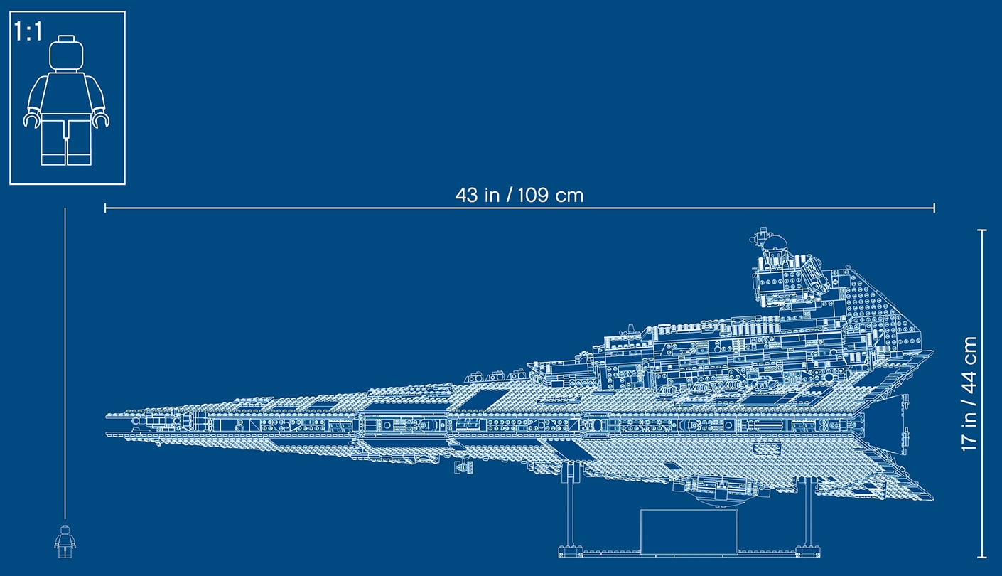 LEGO Imperial Star Destroyer Blueprint
