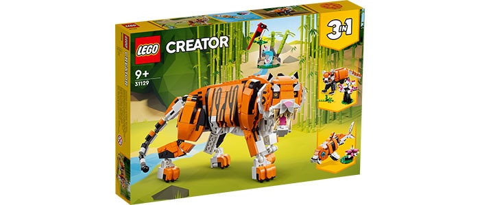 LEGO Creator 3in1 Majestic Tiger 31129 Costco Australia