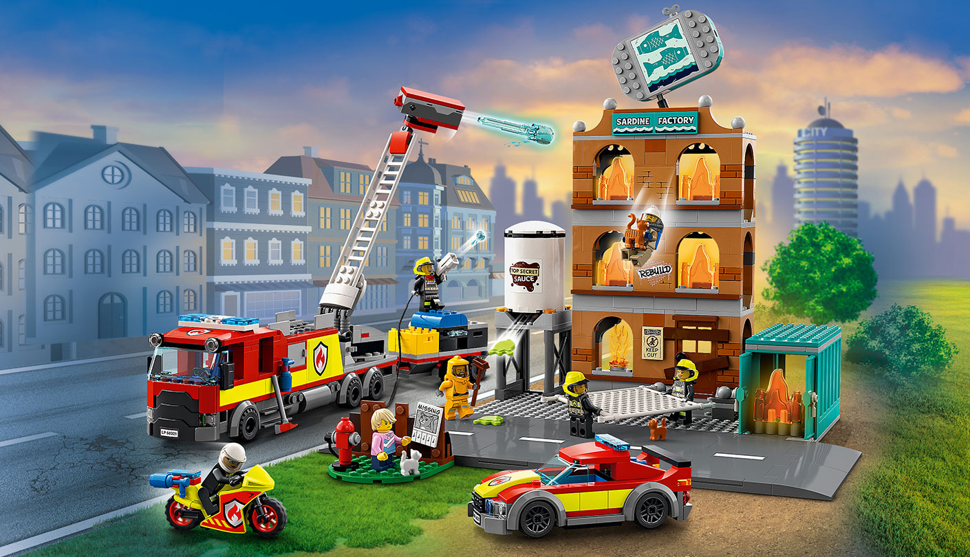 LEGO City Fire Brigade Animated
