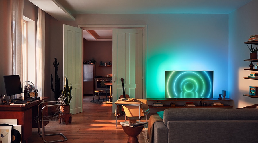 Philips 70 Inch 7900 Series 4K UHD Smart LED TV Lifestyle