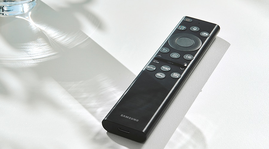 TV remote on table