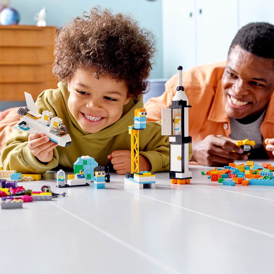 LEGO play for ages 5 and up