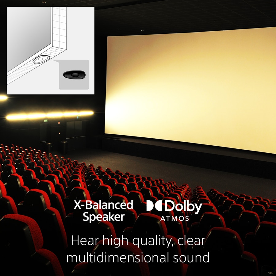 Experience the thrills of the theatre with high quality sound