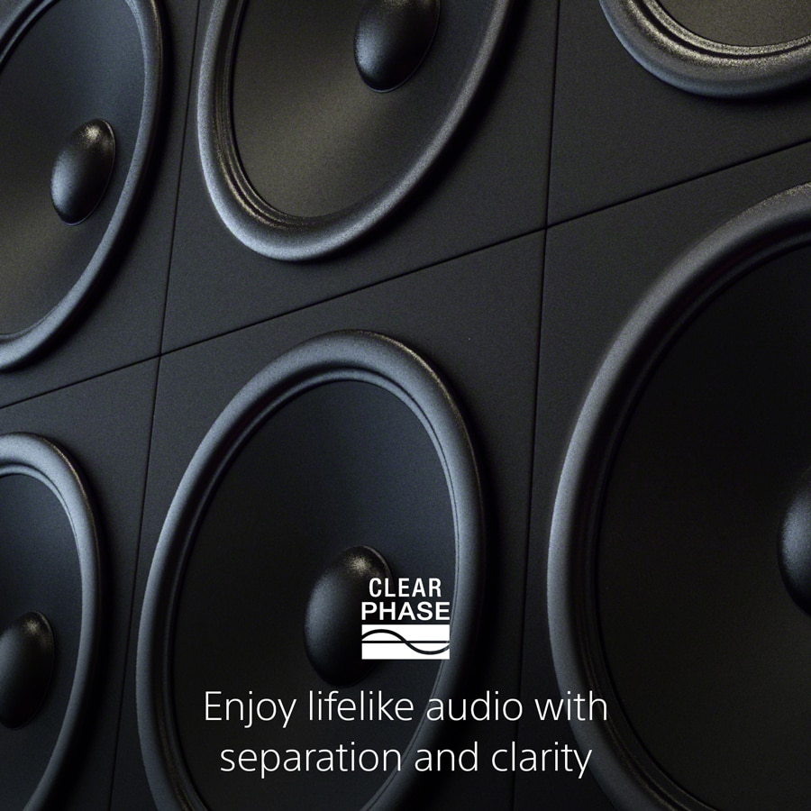 Enjoy lifelike audio with good separation and clarity
