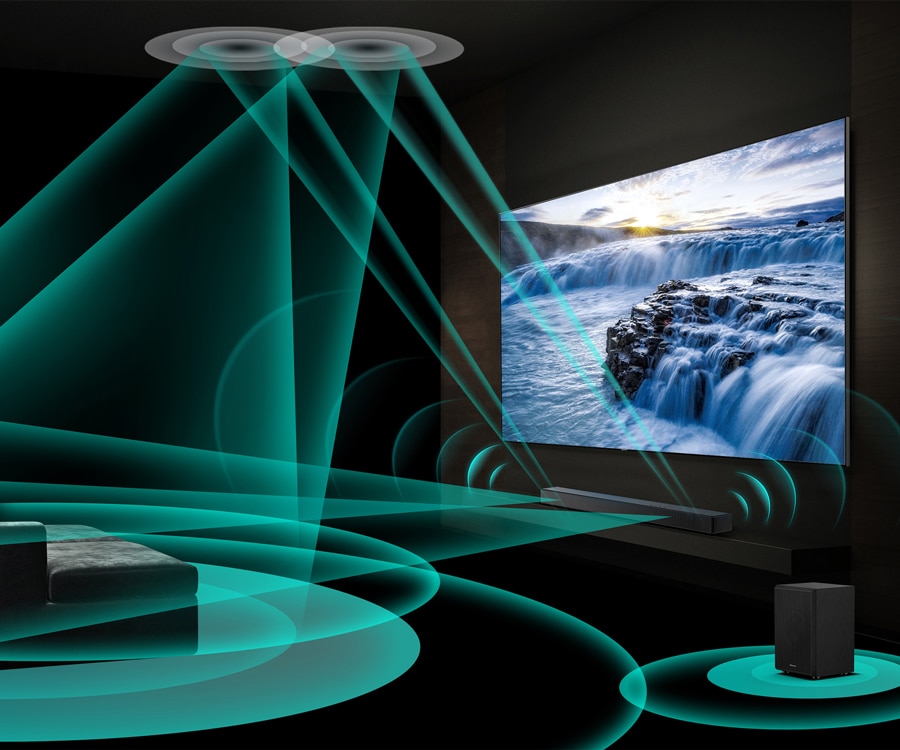 Surrounding you with 5.1.2ch sound Dolby Atmos Immersive Audio