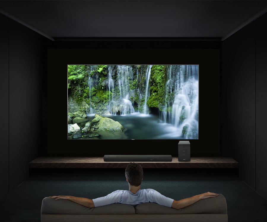 Feel every movement. Wide and immersive sound DTS:X Premium Audio
