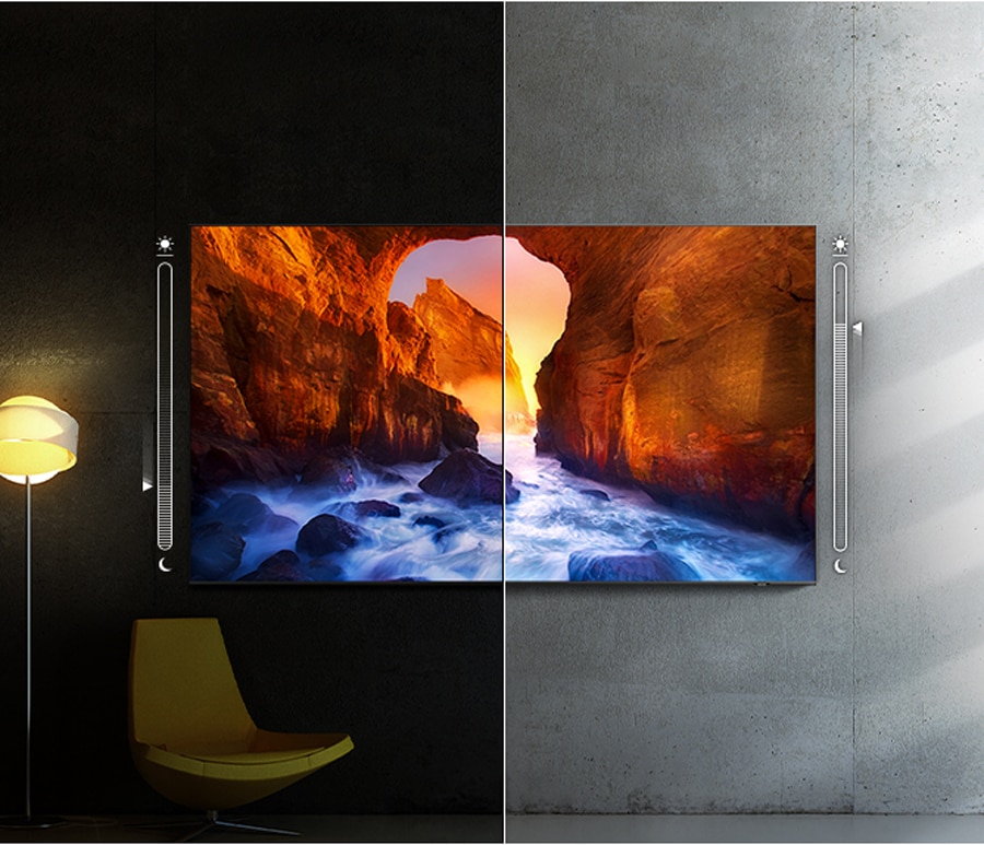The TV that adapts to its surrounds