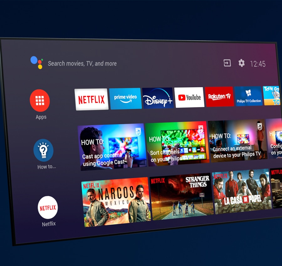 Simply smart. Android TV.