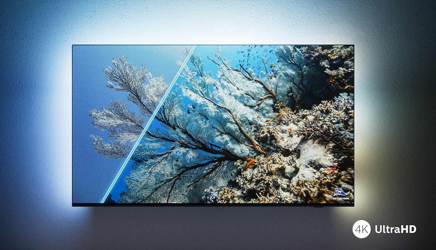 Vibrant HDR picture. Philips 4K UHD TV.