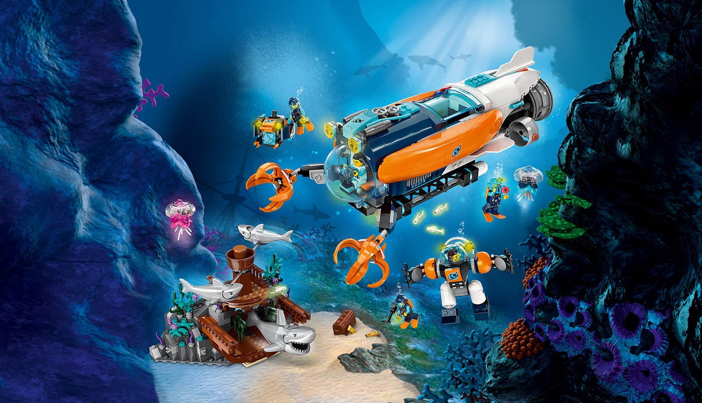 Ocean exploration playset