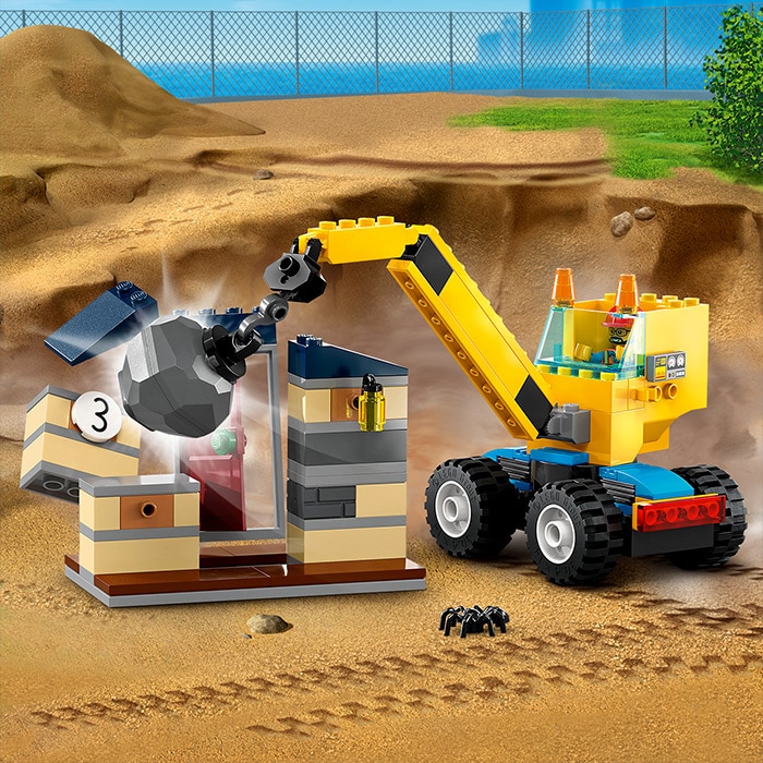 Wrecking ball crane