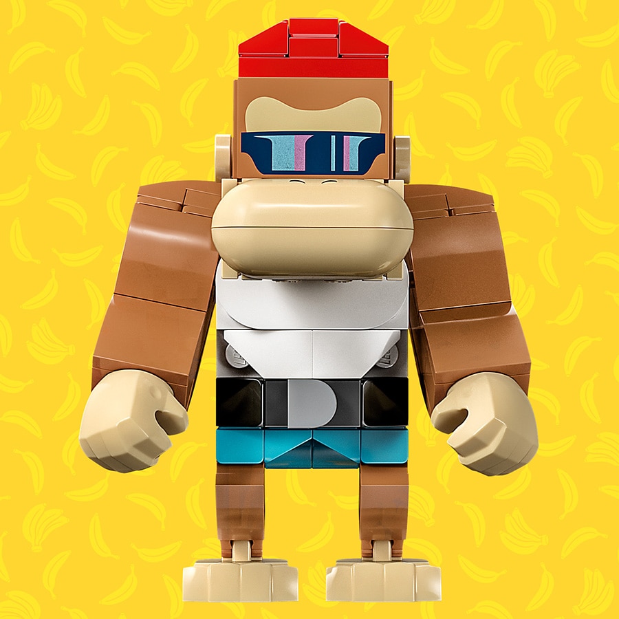 4 LEGO Super Mario figures from the Donkey Kong world