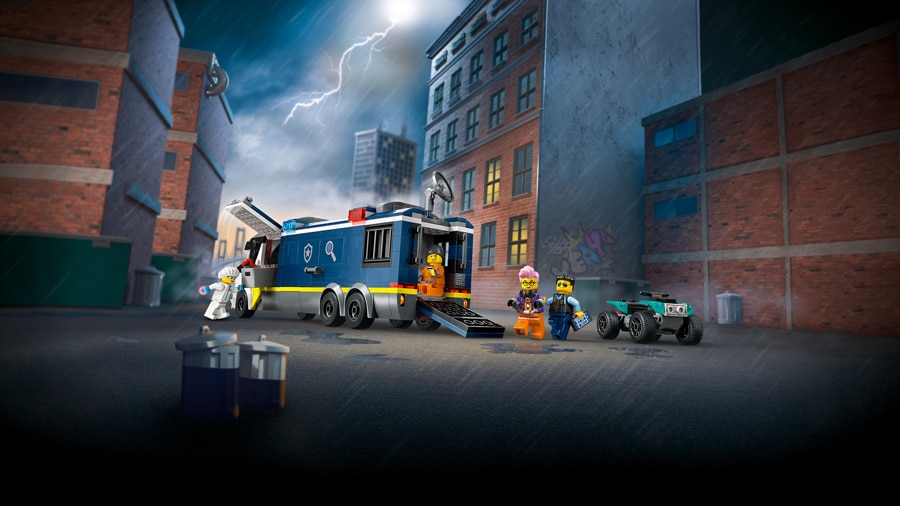 Toy police vehicle for pretend play  