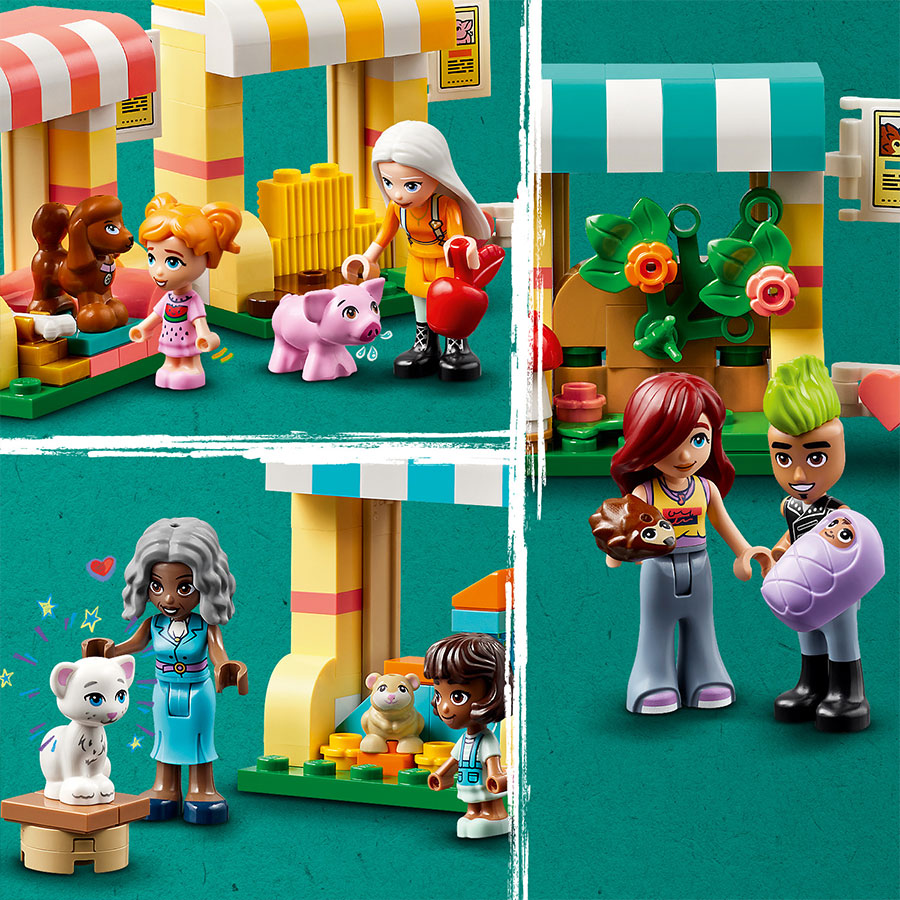 7 LEGO Friends characters