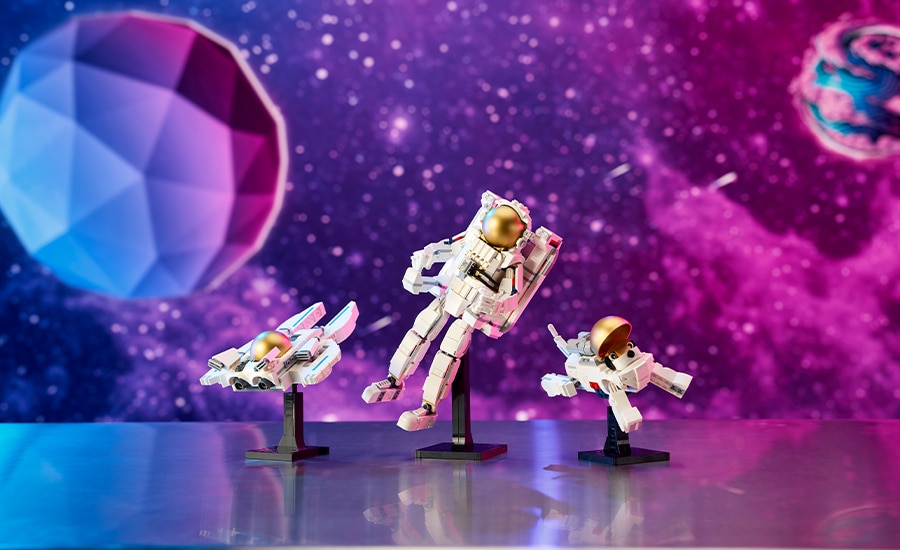 Posable space figures