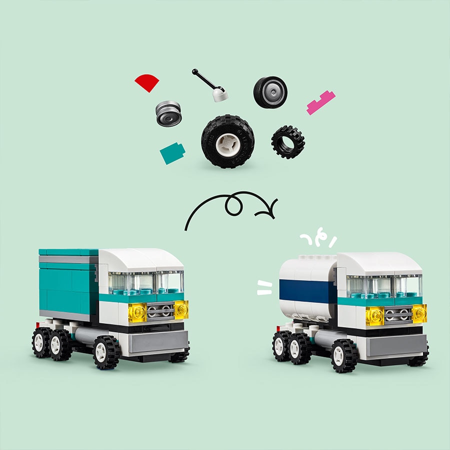 Truck and car LEGO sets