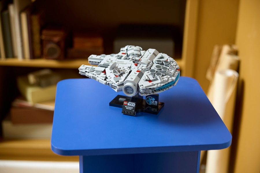 Collectible Millennium Falcon build and display model 