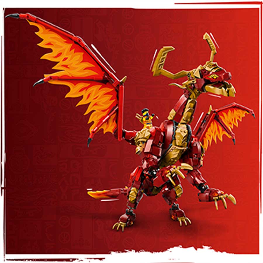 Posable NINJAGO dragon toy