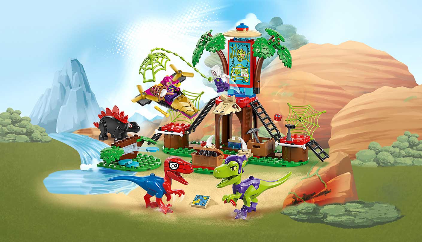 Buildable roleplay dinosaur toy