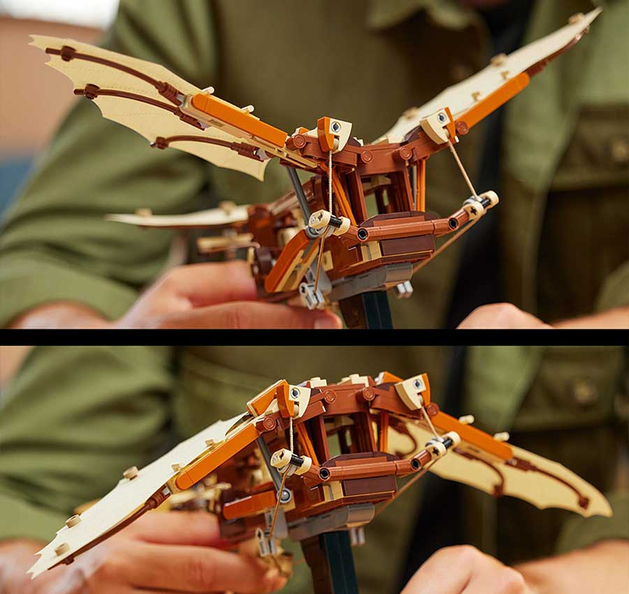 Trigger activated wings