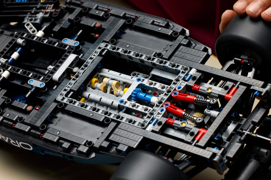A F1 racing car model packed with features 