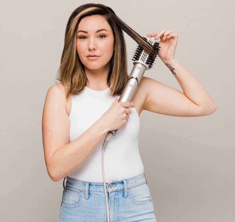 Curl, Volumise, Smooth And Dry