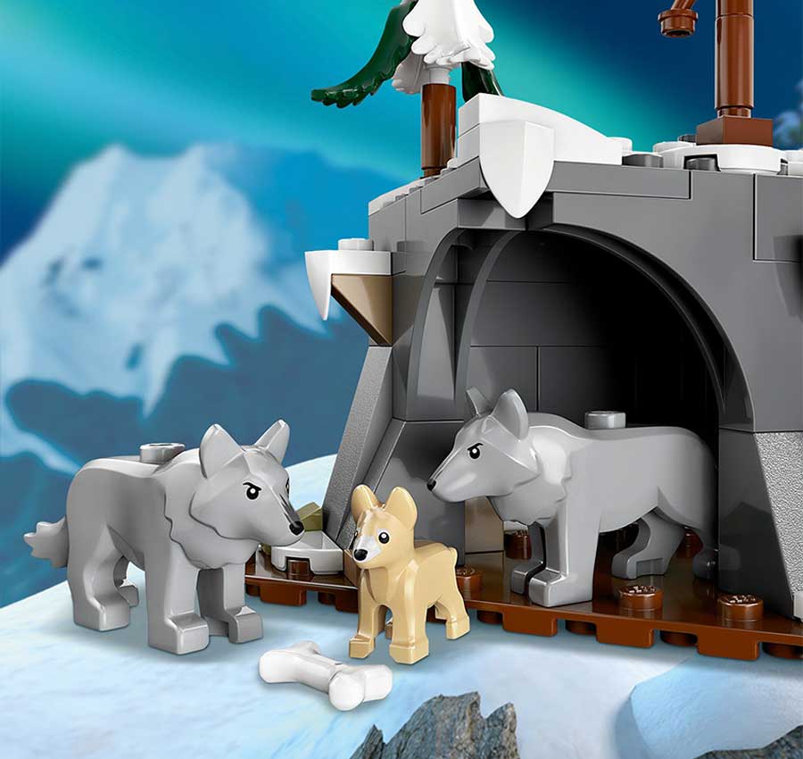 Arctic explorer toy truck playset