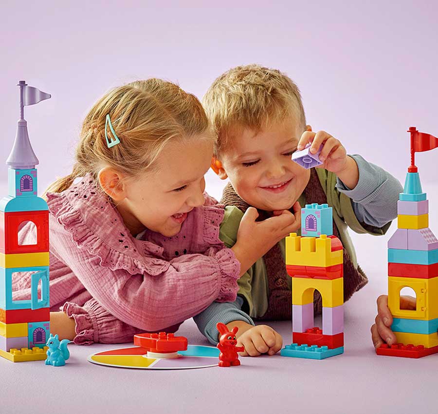 Learn through play building toy