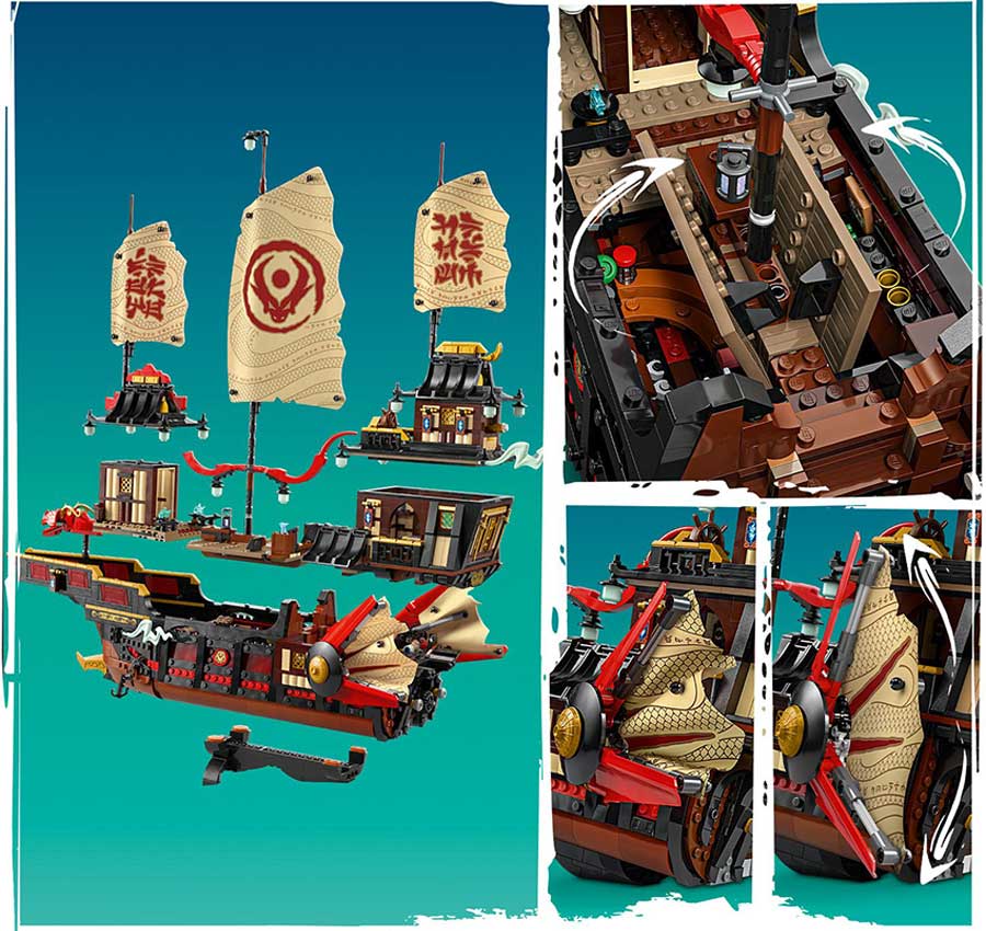 Interactive ship playset