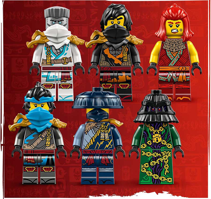 6 minifigures
