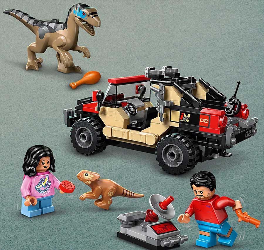 Dinosaur playset functions