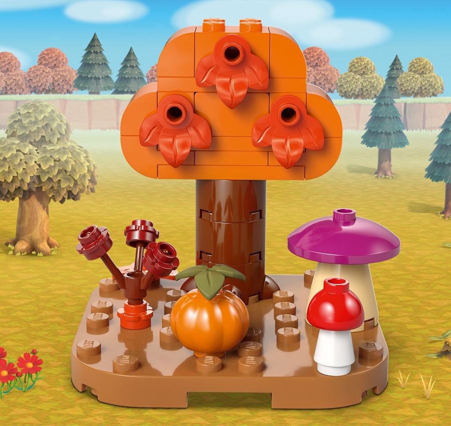Home building set with animal minifigures