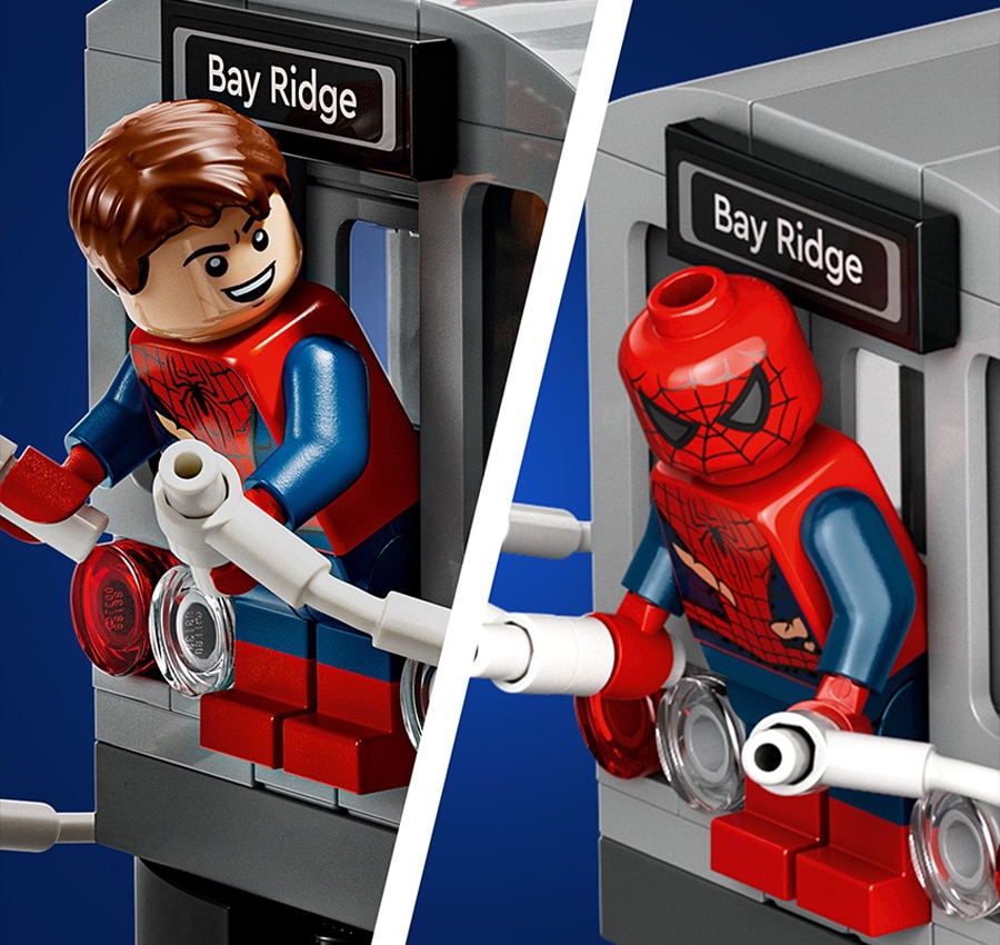 2 faces of Spider-Man