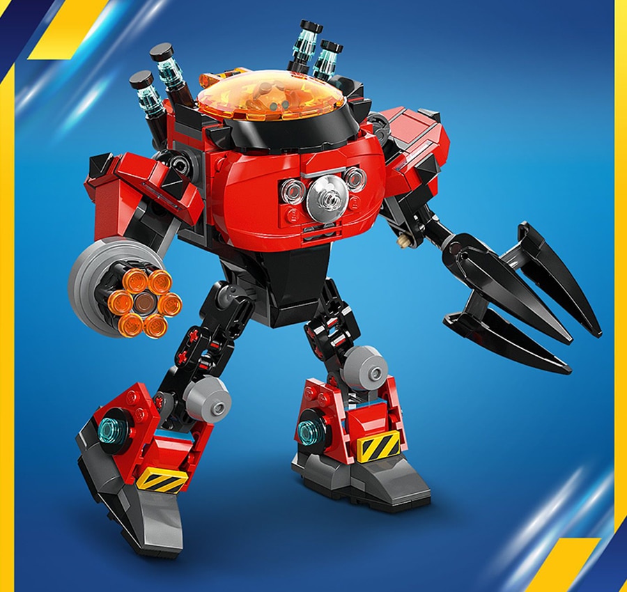 Posable, articulated mech toy