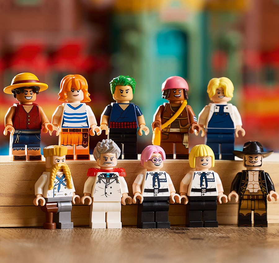 10 LEGO anime minifigures