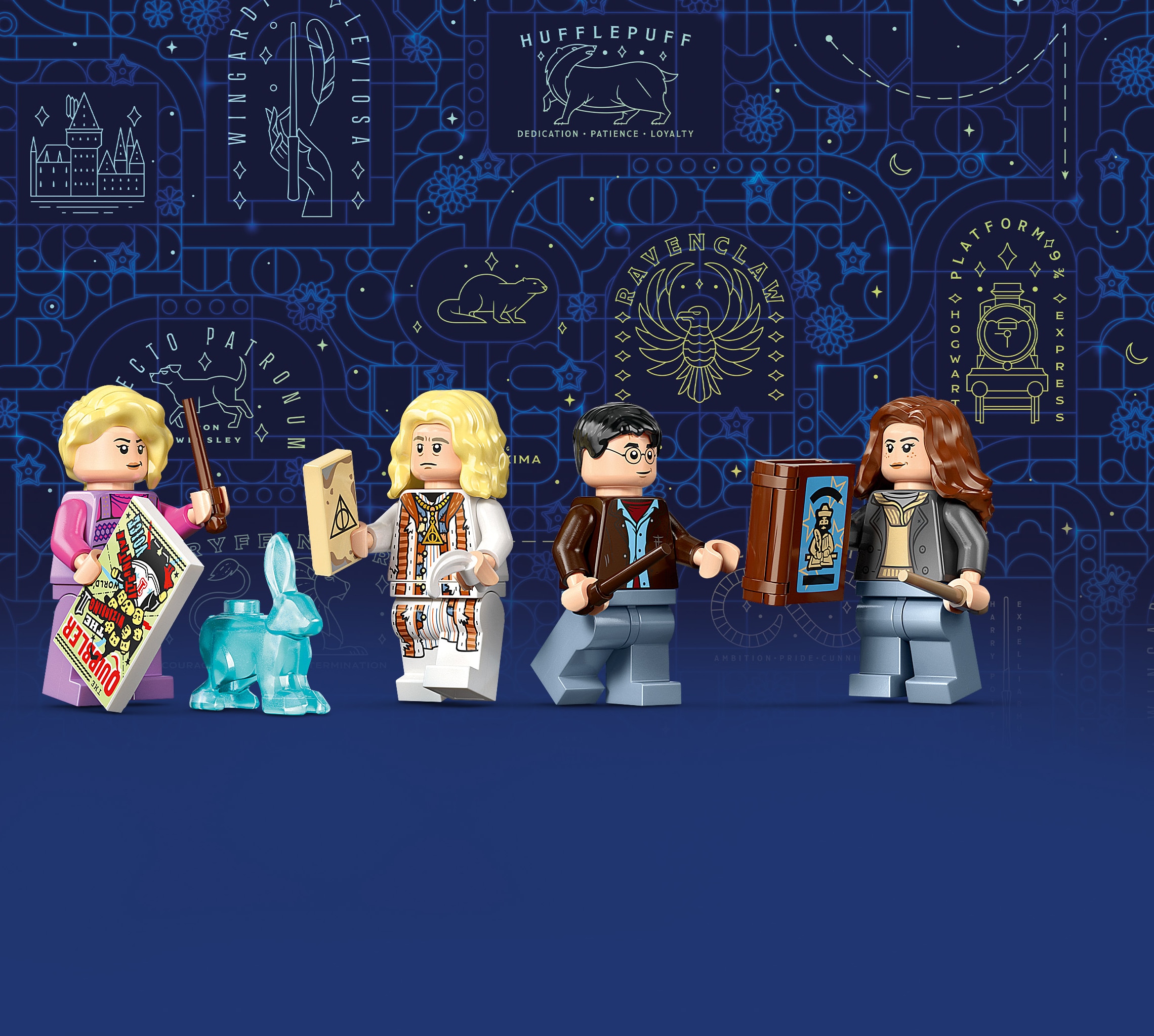 5 LEGO Harry Potter Minifigures 