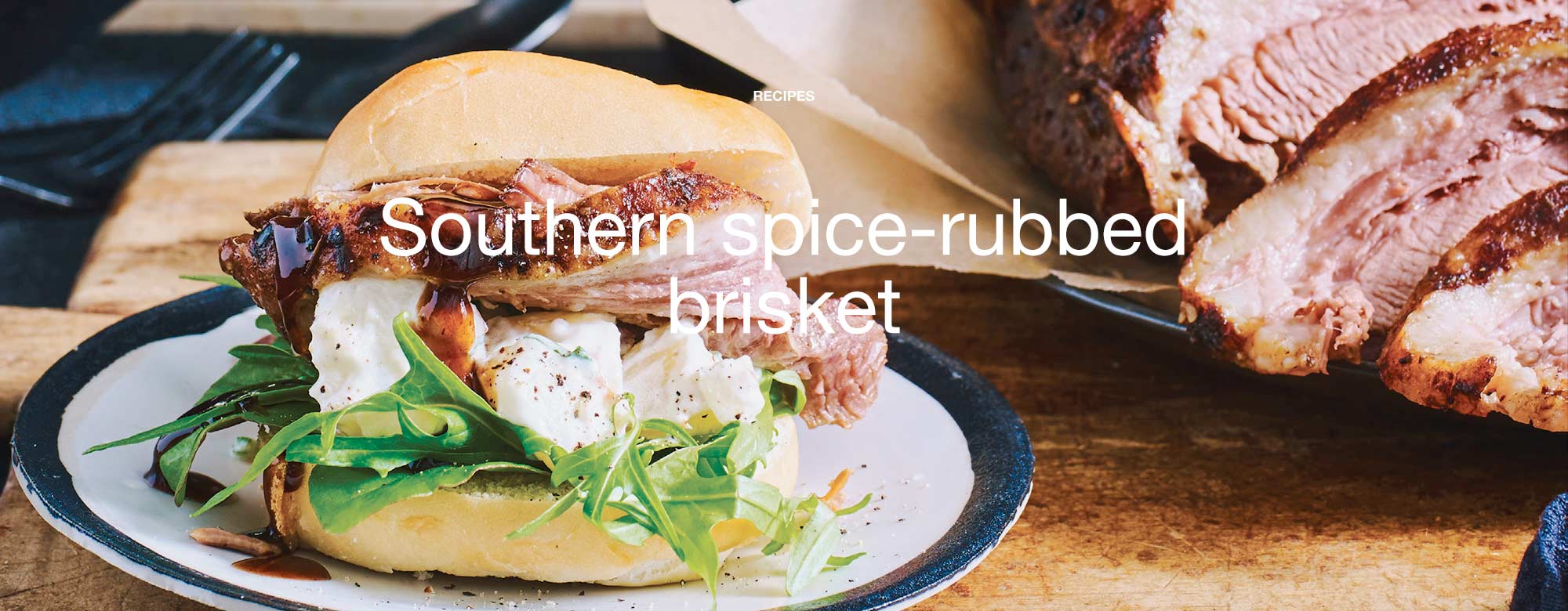 Southern spice-rubbed brisket