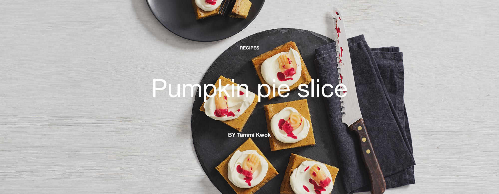 Pumpkin pie slice