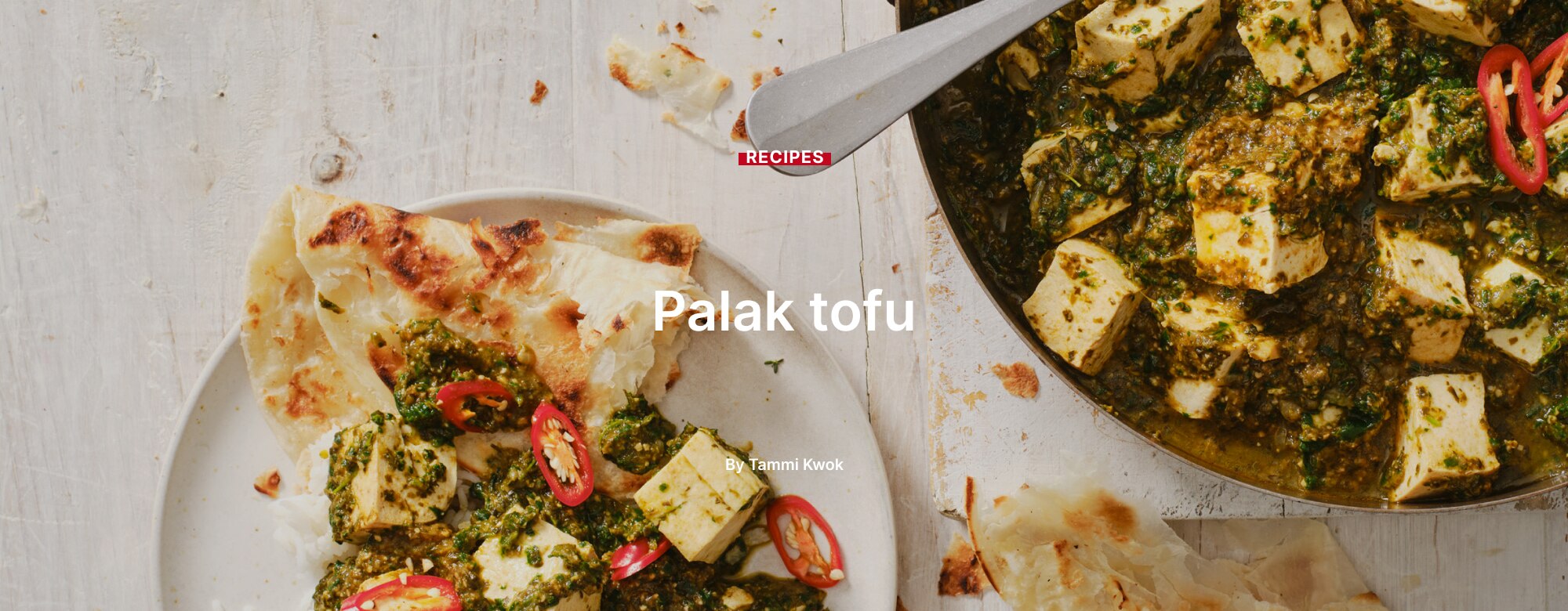 Palak tofu