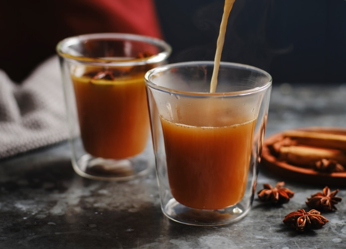 Hot buttered rum