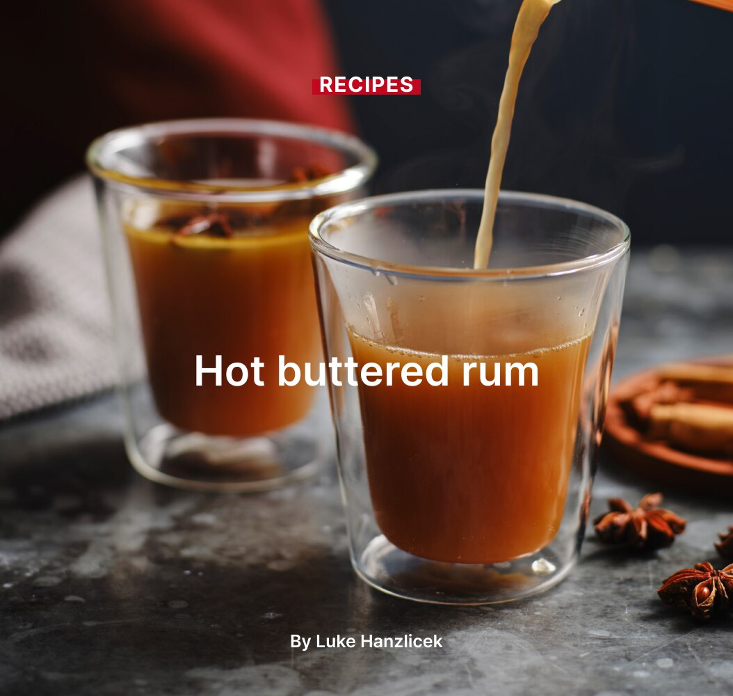 Hot buttered rum