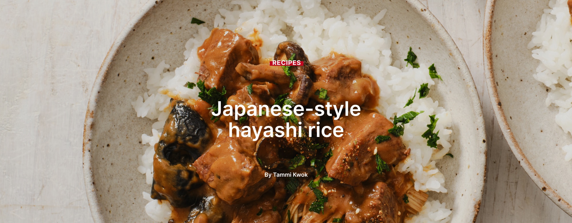 Japanese-style hayashi rice